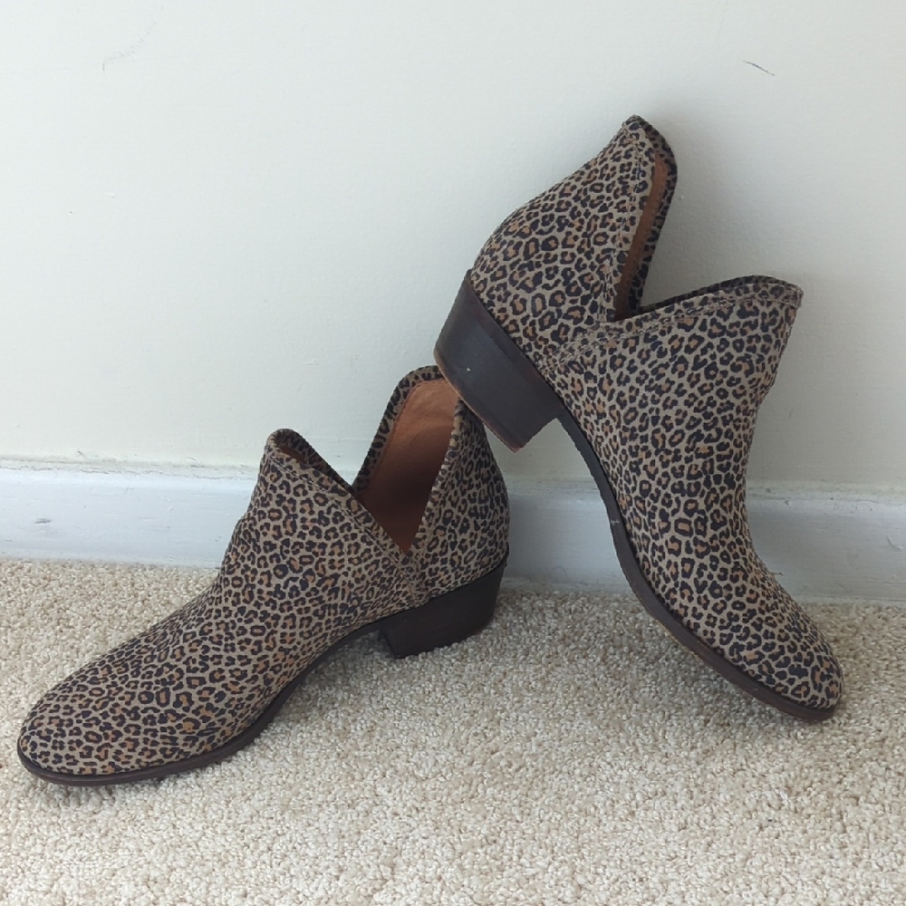 ~LUCKY BRAND~ LEOPARD PRINT *BALEY 2* BOOTIE-10